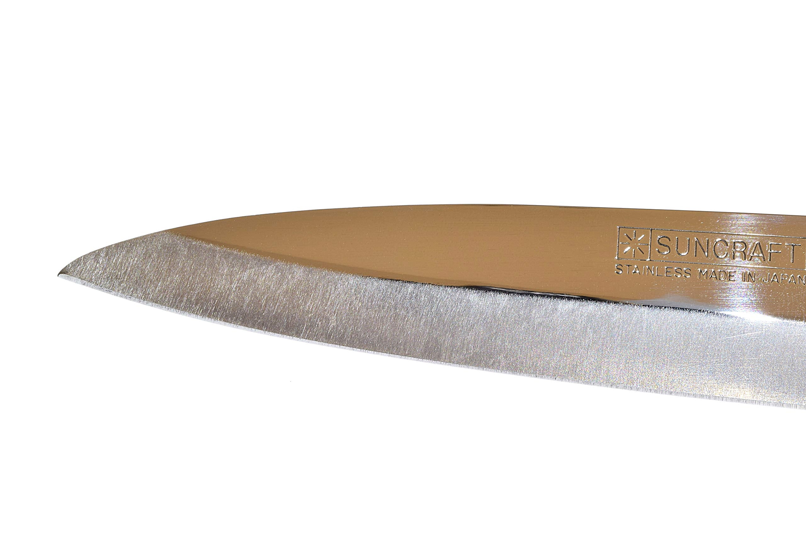 Seki Japan Small Fruit Knife Angular Edge Wooden Handle