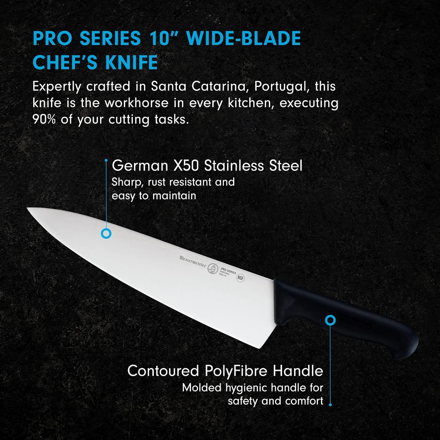 Messermeister Pro Series 10”  Tall Chef’s Knife
