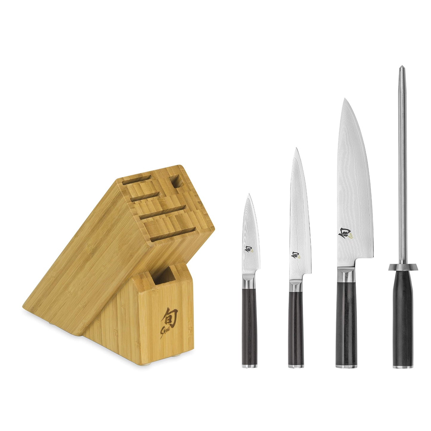 Shun Classic 5-Piece Slimline Block Set | Chef's, Paring & Utility Knives