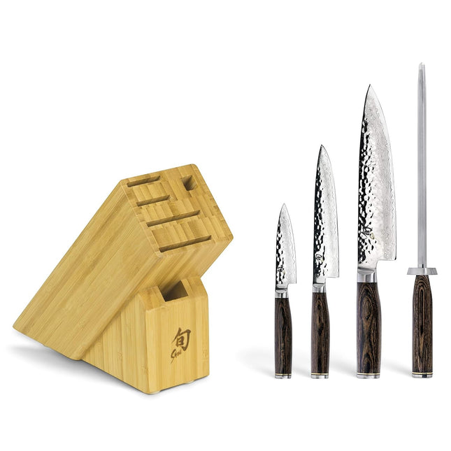Shun Premier 5 Pc Starter Knife Block Set