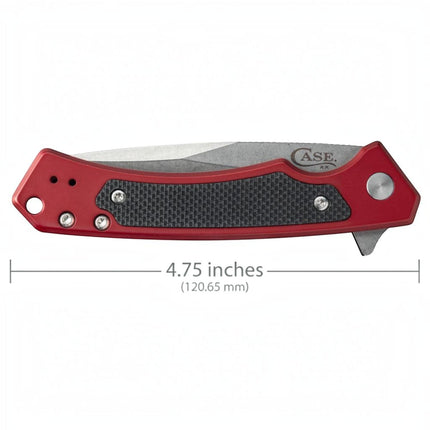 Case Marilla Red Anodized Aluminum G-10 Folding Knife by Case®