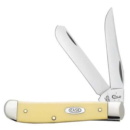 Case® | Yellow Synthetic Carbon Steel Mini Trapper Knife by caseknives