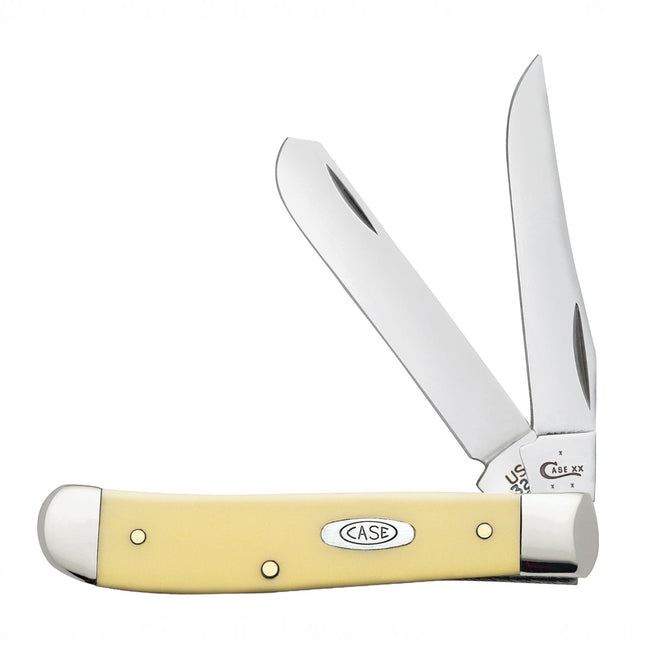 Case® | Yellow Synthetic Carbon Steel Mini Trapper Knife by caseknives