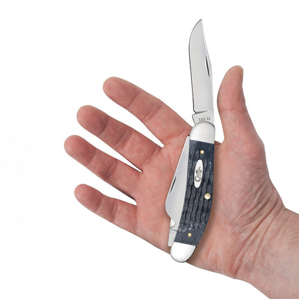Case® | Pocket Worn® Crandall Jig Gray Bone CS Sowbelly by caseknives