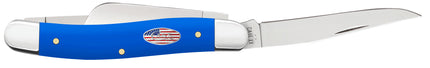 Case CA56982 - Royal Blue Synthetic Smooth Medium Stockman