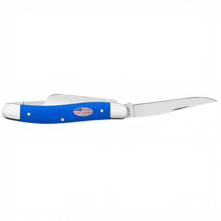 Case CA56982 - Royal Blue Synthetic Smooth Medium Stockman