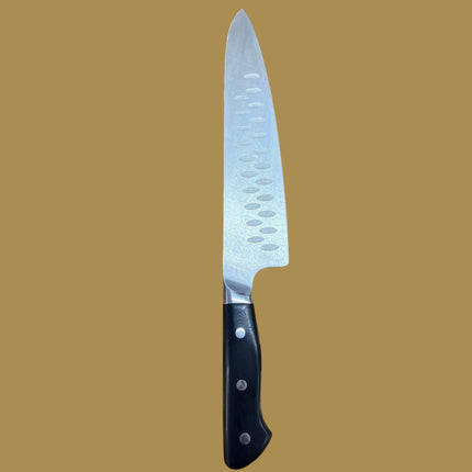 Perfect Edge Cutlery Dragon Ice 9" Chef's Knife – CTS-BD1N Steel, Double Hollow-Ground, G10 Handle