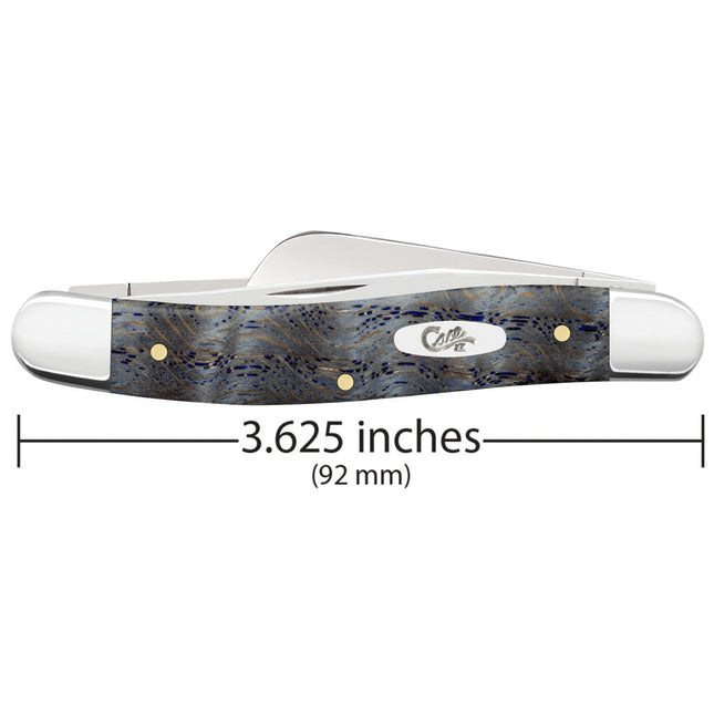 Case® | Smooth Blue Curly Oak Medium Stockman by caseknives