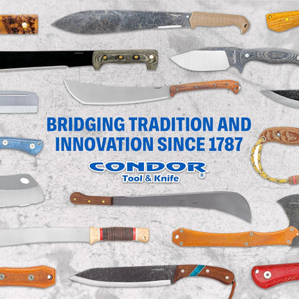 Condor - Cleaver Blasted Satin Finish - 1075 High Carbon Steel by Razor Sharp AZ