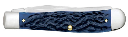 Case XX Knives Trapper Folding Knife 4.13in Plain Blue Jigged Bone Masonic CA1058 by Case®