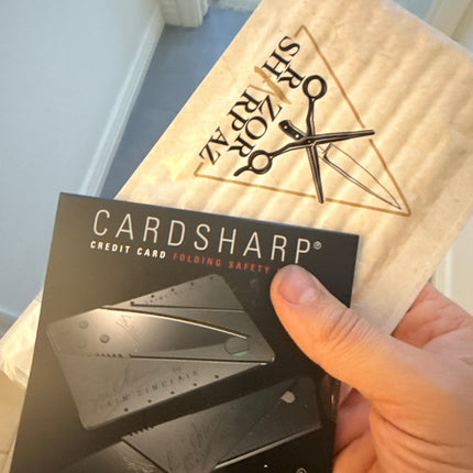 Ian Sinclair CardSharp Credit Card Folding tool by Razor Sharp AZ