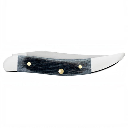 Sawcut Jigged Gray Bone Small Texas Toothpick by Case®