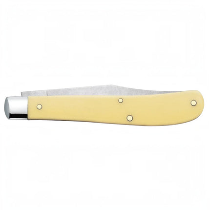 Case Yellow Synthetic Slimline Trapper Pocket Knife