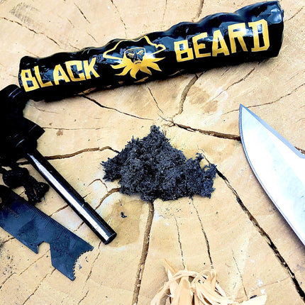 Black Beard Fire Starter Rope (1 Rope) | Made in USA by Black Beard