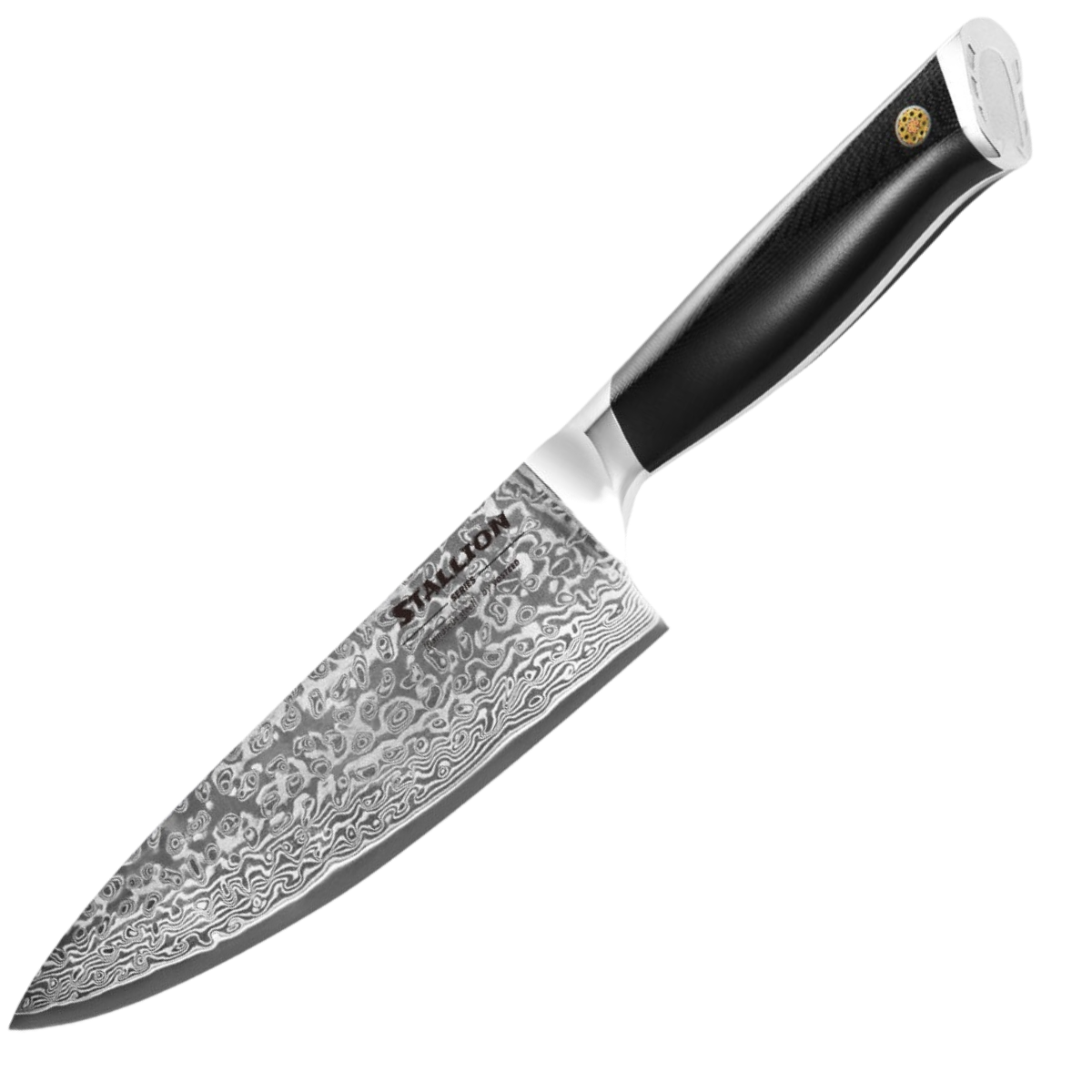 Stallion Damascus Chef's Knife 8"