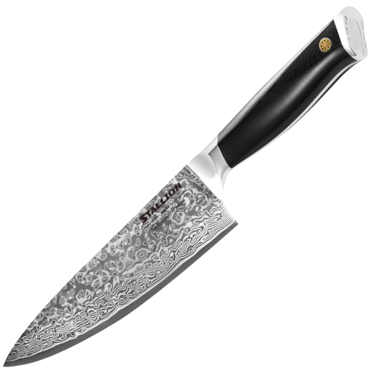 Stallion Damascus Chef's Knife 8"