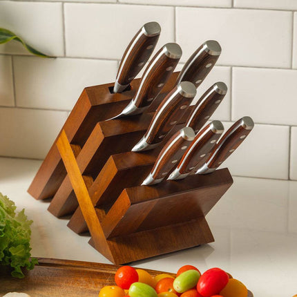 Avanta Pakkawood Knife Block Set - 10 Piece by Messermeister