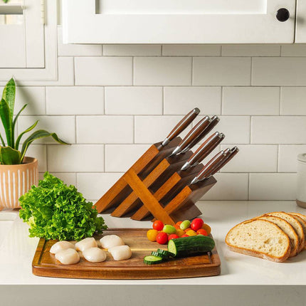 Avanta Pakkawood Knife Block Set - 10 Piece by Messermeister