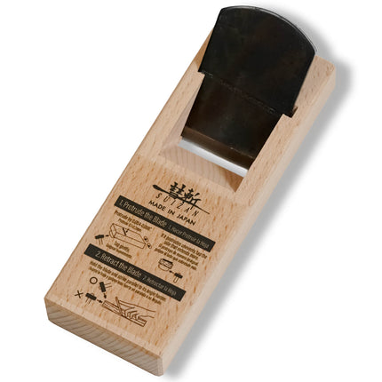 SUIZAN Japanese Wood Block Plane KANNA 1.7 Inch (42mm) Hand Planer for Woodworking by SUIZAN JAPAN