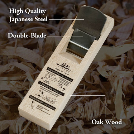 SUIZAN Japanese Wood Block Plane KANNA 2 Inch (50mm) Hand Planer for Woodworking by SUIZAN JAPAN