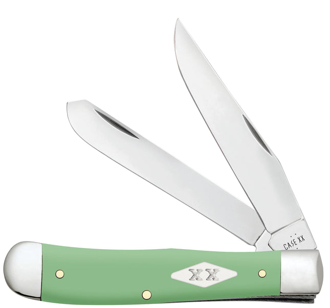Case XX Mint Green Smooth Synthetic Trapper Folding Knife by Case®
