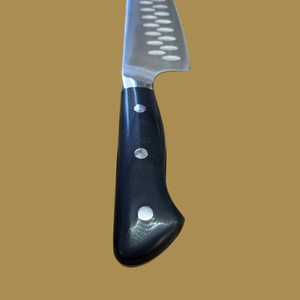 Perfect Edge Cutlery Dragon Ice 9" Chef's Knife – CTS-BD1N Steel, Double Hollow-Ground, G10 Handle