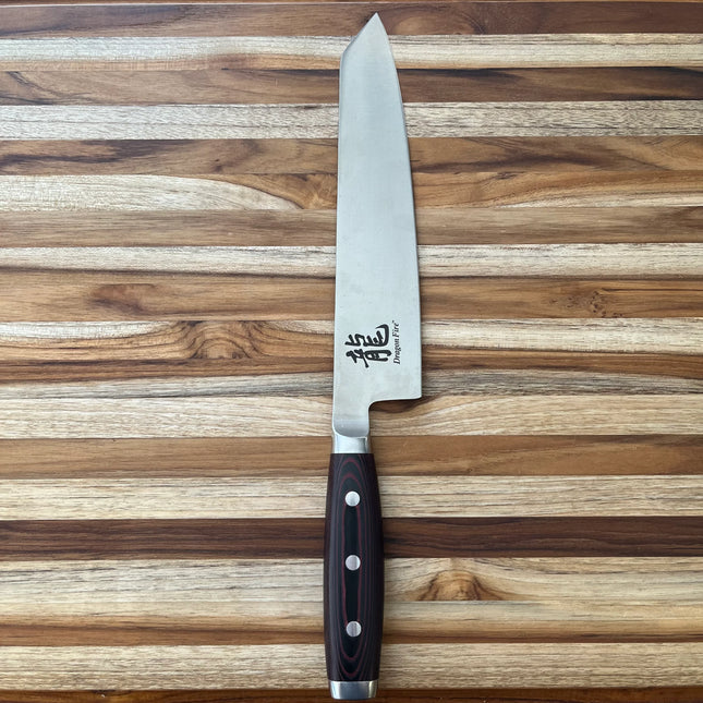 Perfect Edge Cutlery Dragon Fire Kanzai Kiritsuke (230mm 9.0”) by PEC