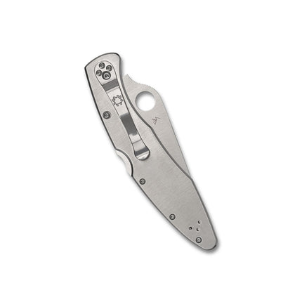POLICE--STAINLESS STEEL/PLAIN EDGE by Spyderco