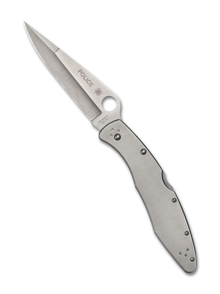 POLICE--STAINLESS STEEL/PLAIN EDGE