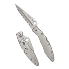 POLICE--STAINLESS STEEL/SPYDEREDGE by Spyderco