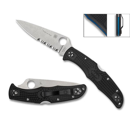 Endura® 4 Lightweight Thin Blue Line by Spyderco