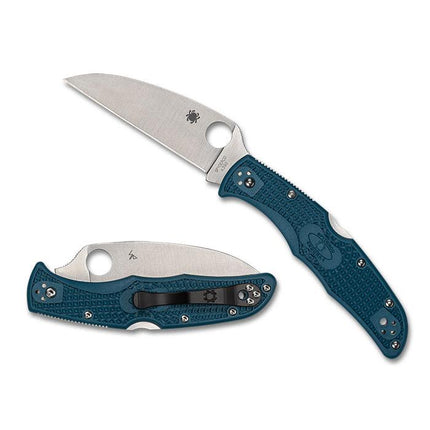 Endura® 4 Lightweight Blue Wharncliffe K390 by Spyderco