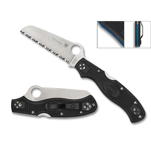 Rescue™ 3 Lightweight Thin Blue Line by Spyderco