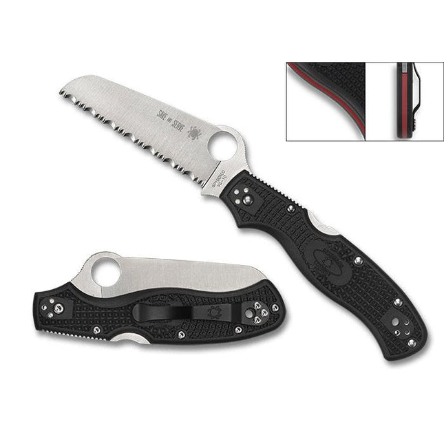 Rescue™ 3 Lightweight Thin Red Line by Spyderco