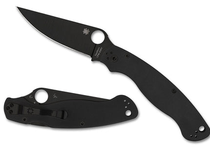Military™ 2 Black G-10 Black Blade by Spyderco