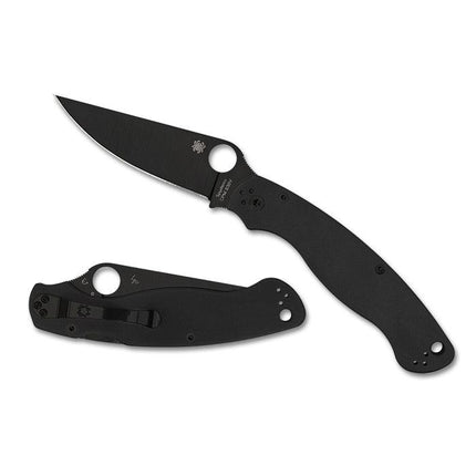Military™ 2 Black G-10 Black Blade by Spyderco