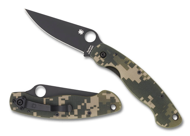 Military™ Model G-10 Camo / Black Blade by Spyderco