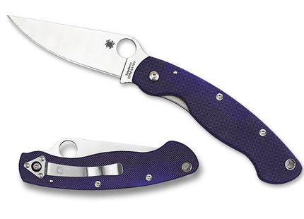Military™ Model G-10 Dark Blue CPM S110V by Spyderco