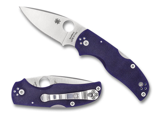 Native® 5 G-10 Dark Blue CPM S110V by Spyderco