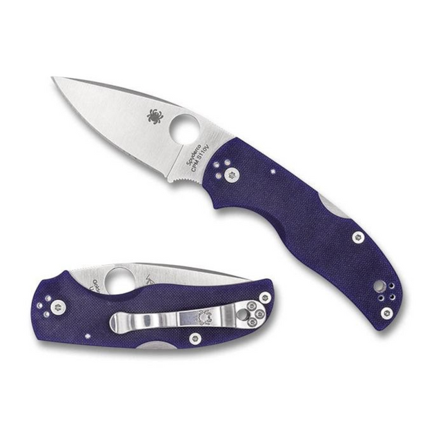 Native® 5 G-10 Dark Blue CPM S110V by Spyderco