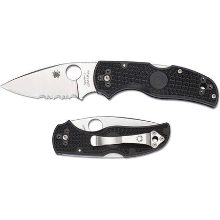 NATIVE 5--LIGHTWEIGHT BLACK HANDLE/PLAIN EDGE by Spyderco
