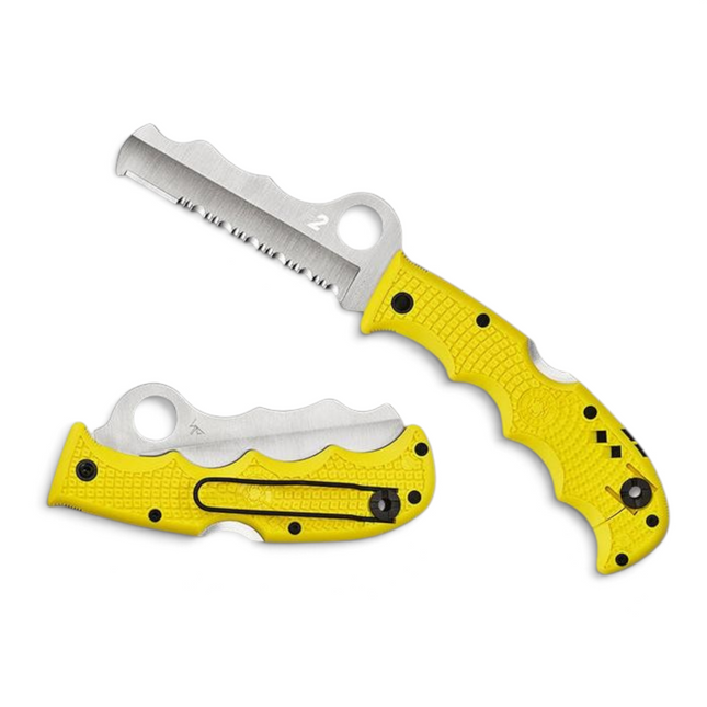 Assist™ Salt® FRN Yellow by Spyderco