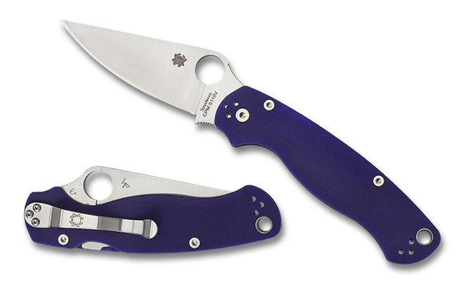 Para Military® 2 G-10 Dark Blue CPM S110V by Spyderco