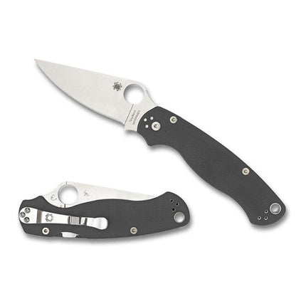 Para Military® 2 G-10 Dark Gray Maxamet by Spyderco