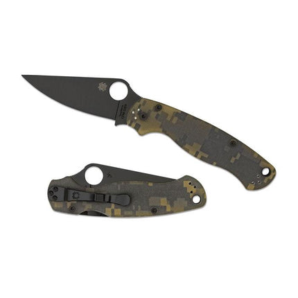 Para Military® 2 G-10 Camo/Black Blade by Spyderco
