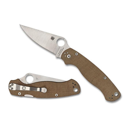 Para Military® 2 CPM CRU-WEAR Micarta by Spyderco
