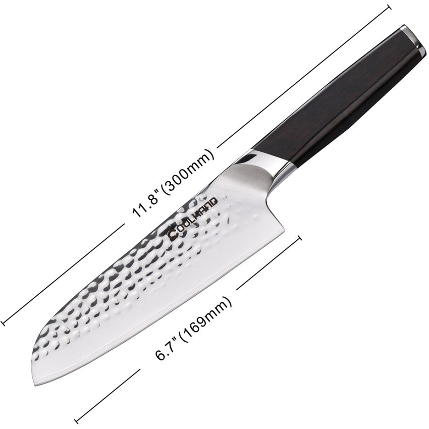 Santoku Ebony Handle (7