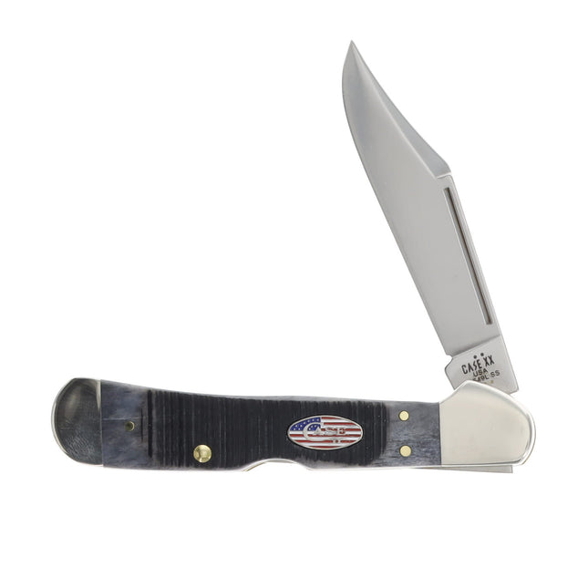 Case XX Gray Sawcut Jigged Bone CopperLock Folding Knife CA53063
