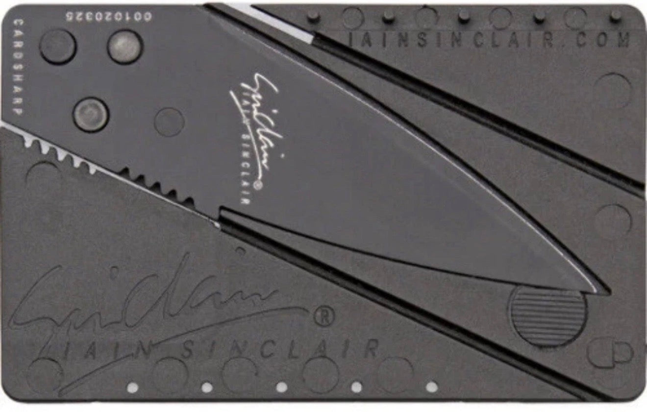 Ian Sinclair CardSharp Credit Card Folding tool