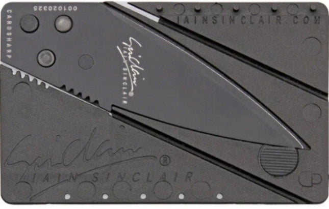 Ian Sinclair CardSharp Credit Card Folding tool by Razor Sharp AZ